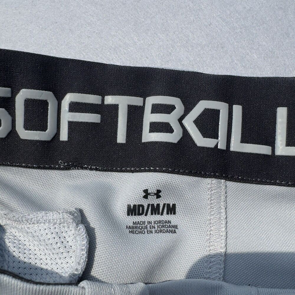 Under Armour Utility Softball‎ Pants Women's XL Gray Cropped Capri Athletic - Picture 3 of 10